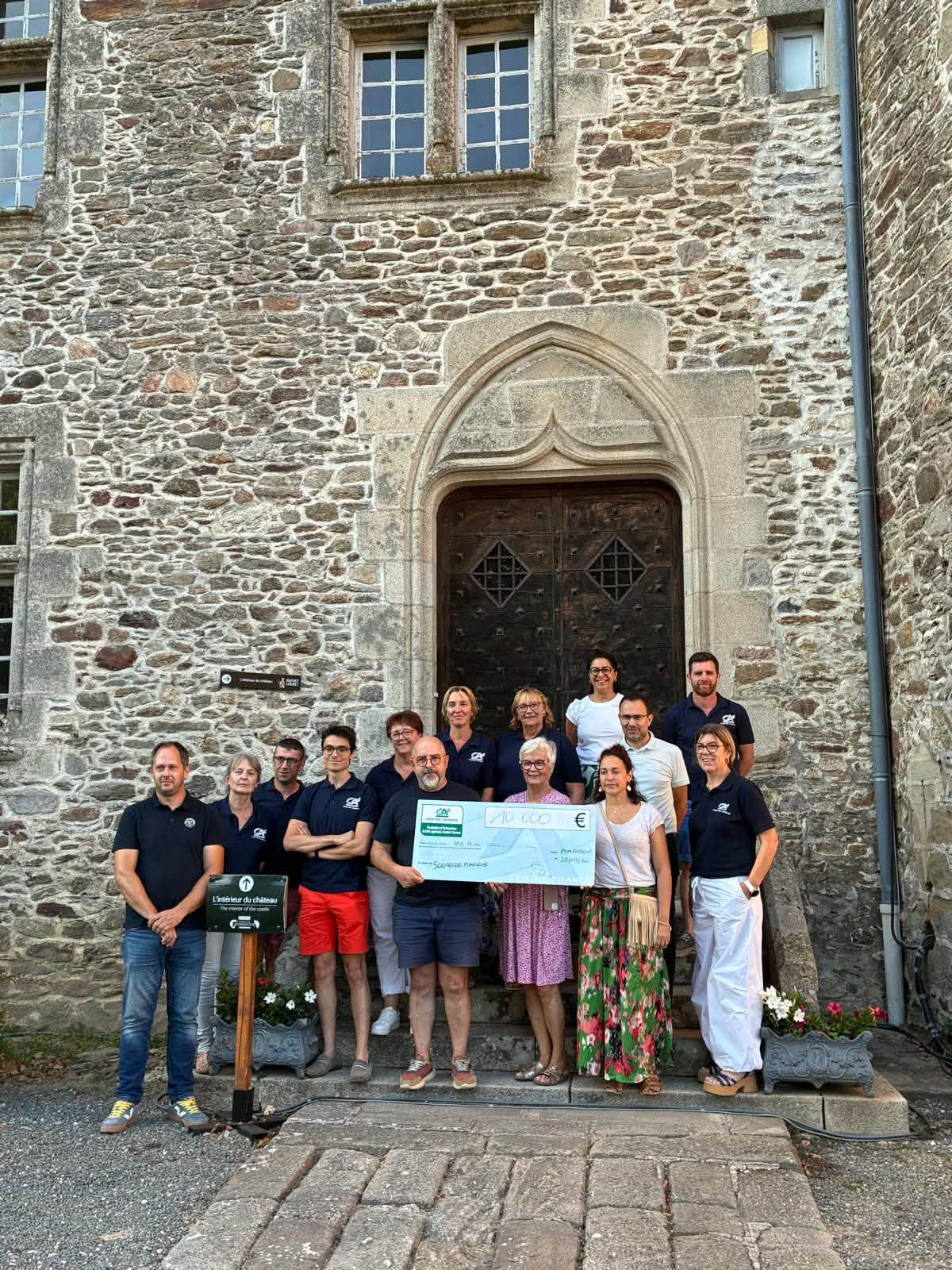 Le crédit agricole fidèle soutien du château